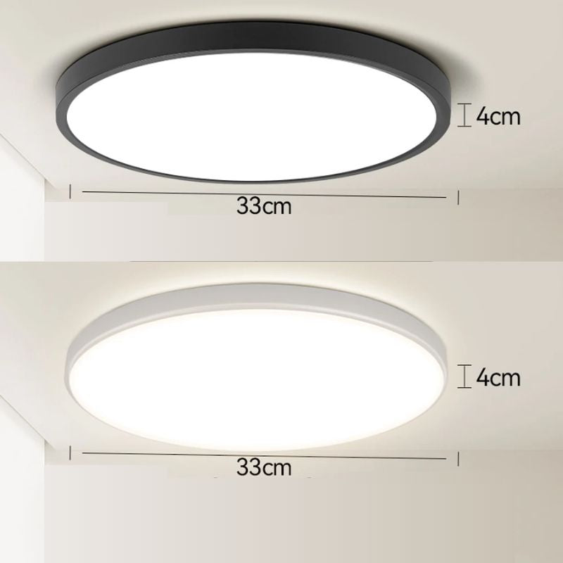 Luminária de Teto Plafon Ultra Slim LED - Com Controle Remoto, App de Celular - 33cm