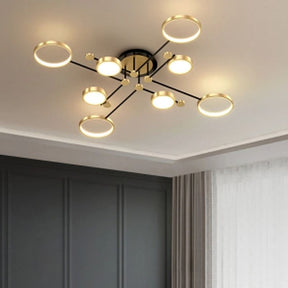 Lustre Pendente Moderno Geométrico Slim Led