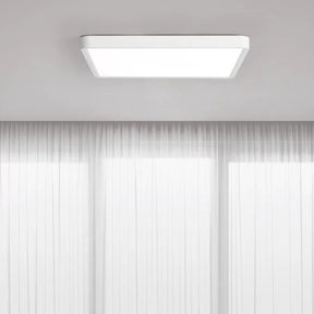 Luminária de Teto Plafon Ultra Slim LED - Quadrado com  Conexão ALEXA e App de Celular