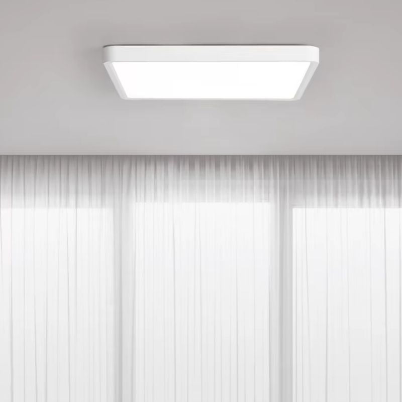 Luminária de Teto Plafon Ultra Slim LED - Quadrado com  Conexão ALEXA e App de Celular