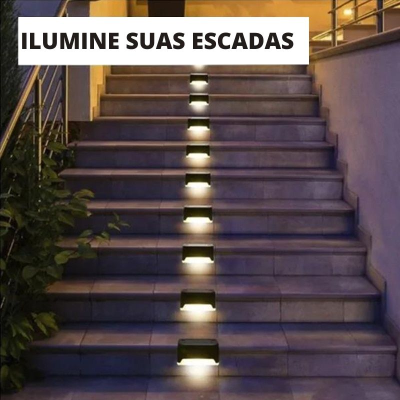 Luminária Solar LED de Jardim à Prova D'água