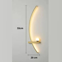 Luminária Arandela de Parede Arco Slim Led