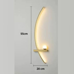 Luminária Arandela de Parede Arco Slim Led