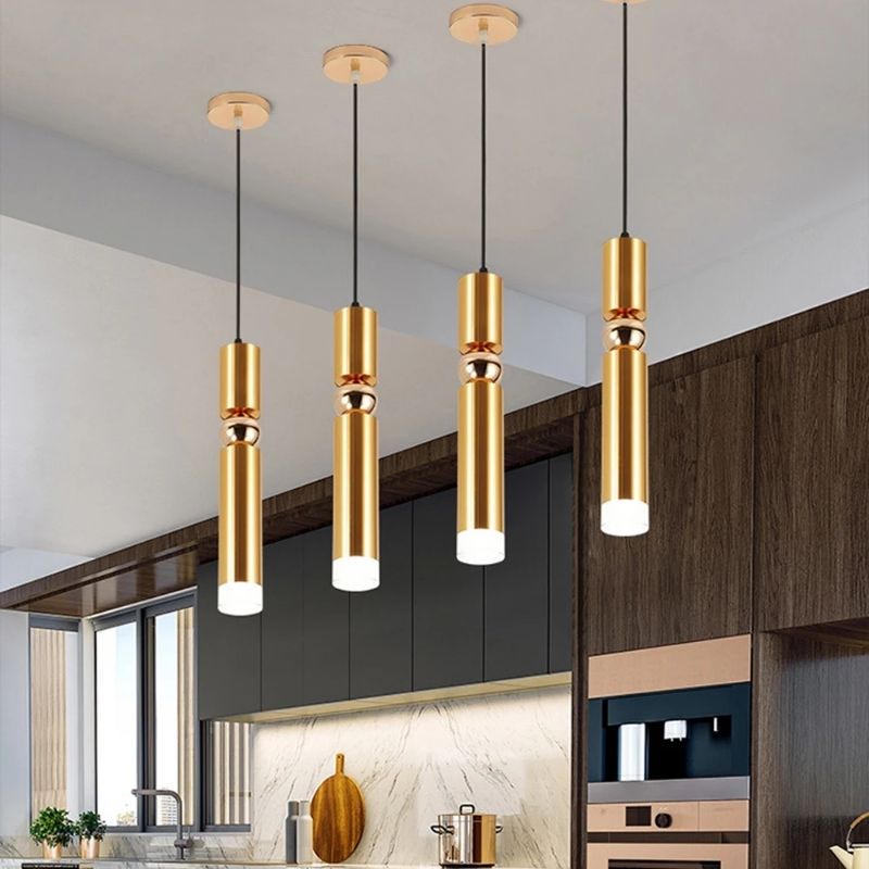 Lustre Pendente de Luxo Tubular Led