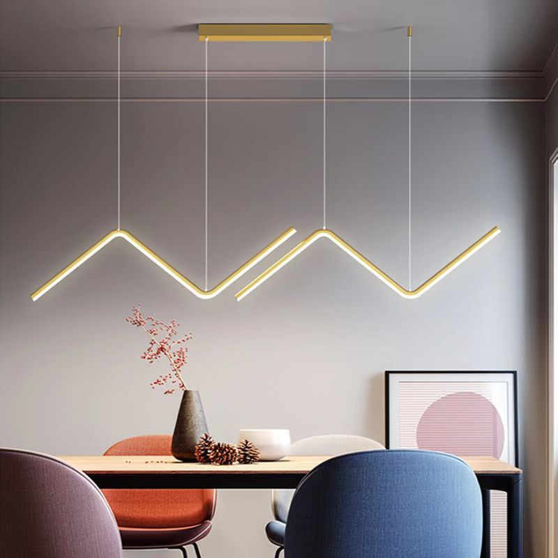 Lustre Pendente Wave Line Led - 90cm