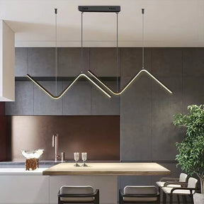 Lustre Pendente Wave Line Led - 90cm