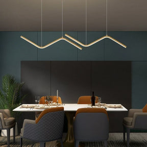 Lustre Pendente Wave Line Led - 90cm