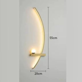 Luminária Arandela de Parede Arco Slim Led