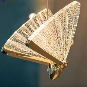 Lustre Pendente de Luxo Led - Borboletas