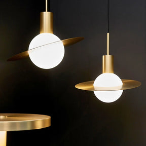 Lustre Pendente Moderno Saturno Led