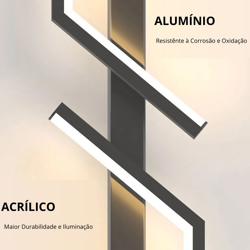 Luminária Arandela de Parede Minimalista Linea Led