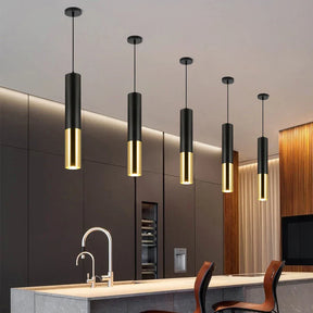 Lustre Pendente de Luxo Tubular Led