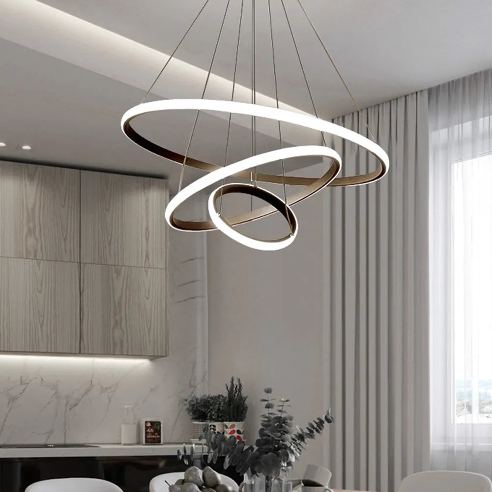 Lustre Pendente Circular Triplo