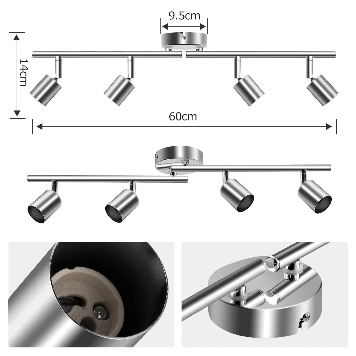 Lustre Luminária de Teto Spots em Led