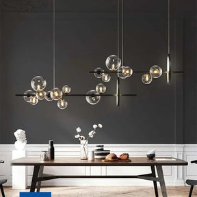 Lustre Pendente Moderno Jabuticaba - 7 Lâmpadas Led - 90cm