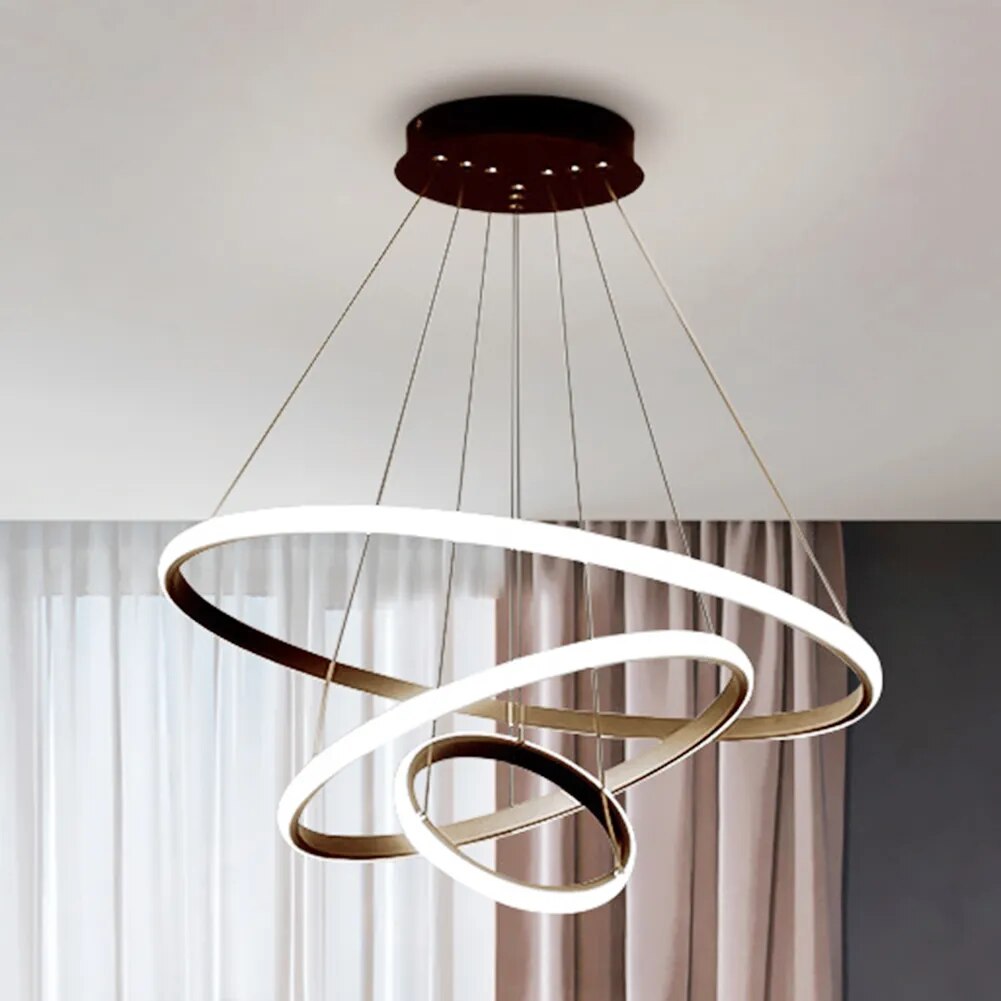 Lustre Pendente Circular Triplo