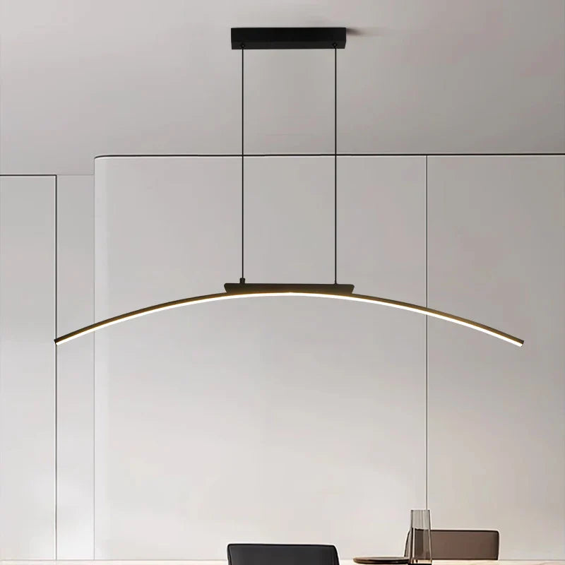 Lustre Pendente Moderno Arco Slim Led - 100cm