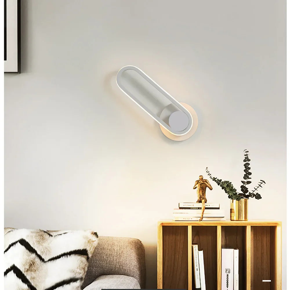 Luminária Arandela de Parede Moderna Slim Led