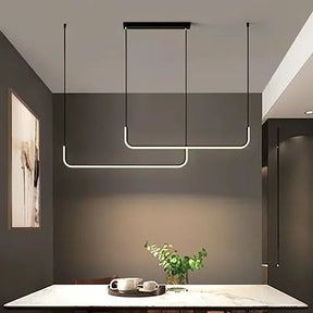 Lustre Pendente Moderno Minimalista Linea Led