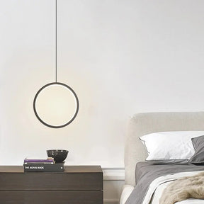 Lustre Pendente Moderno Anéis Led