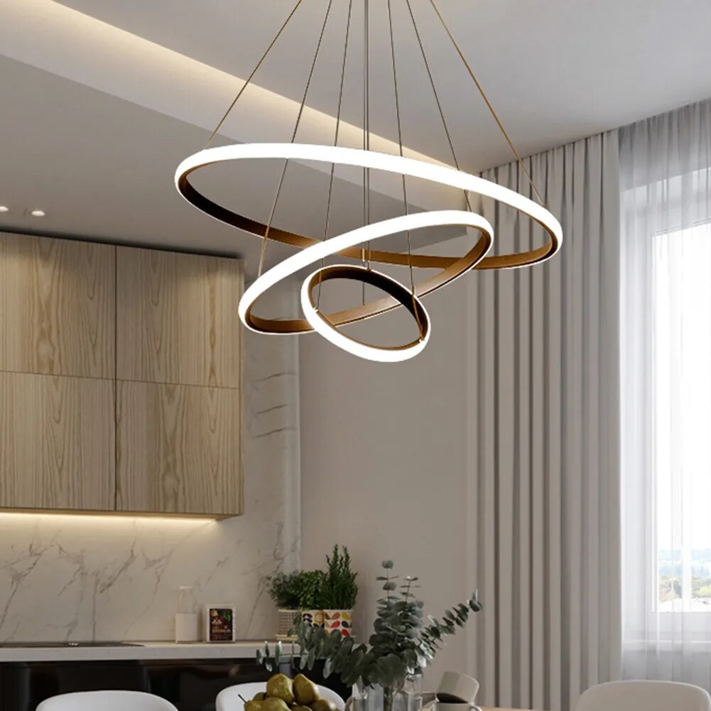 Lustre Pendente Circular Triplo