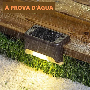 Luminária Solar LED de Jardim à Prova D'água