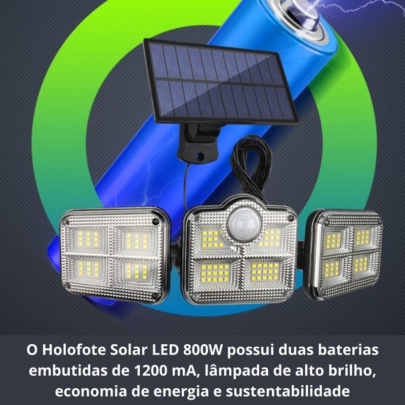 Holofote Solar LED 800W