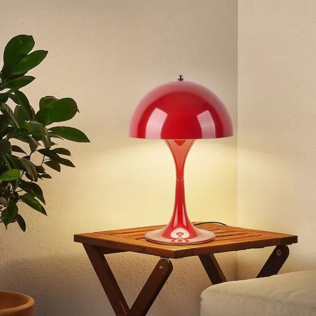 Luminária Abajur de Mesa Danish Mushroom Touch 40cm