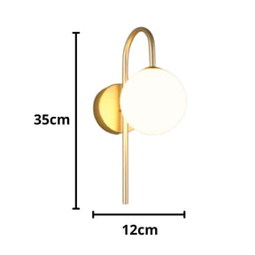 Luminária Arandela de Parede Esfera Slim