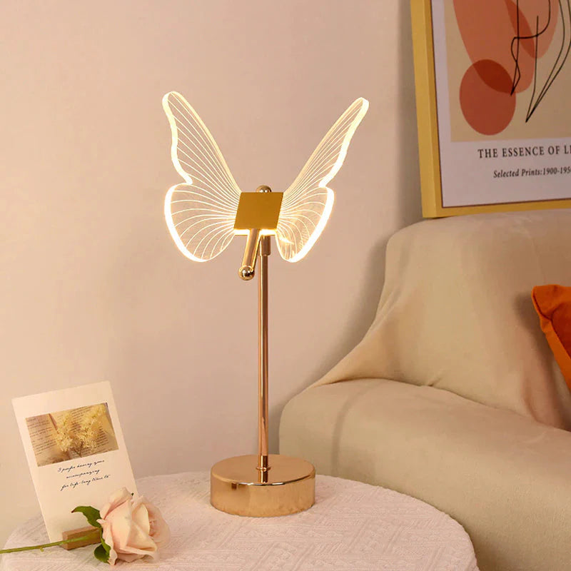 Luminária Abajur de Mesa - Butterfly 43cm