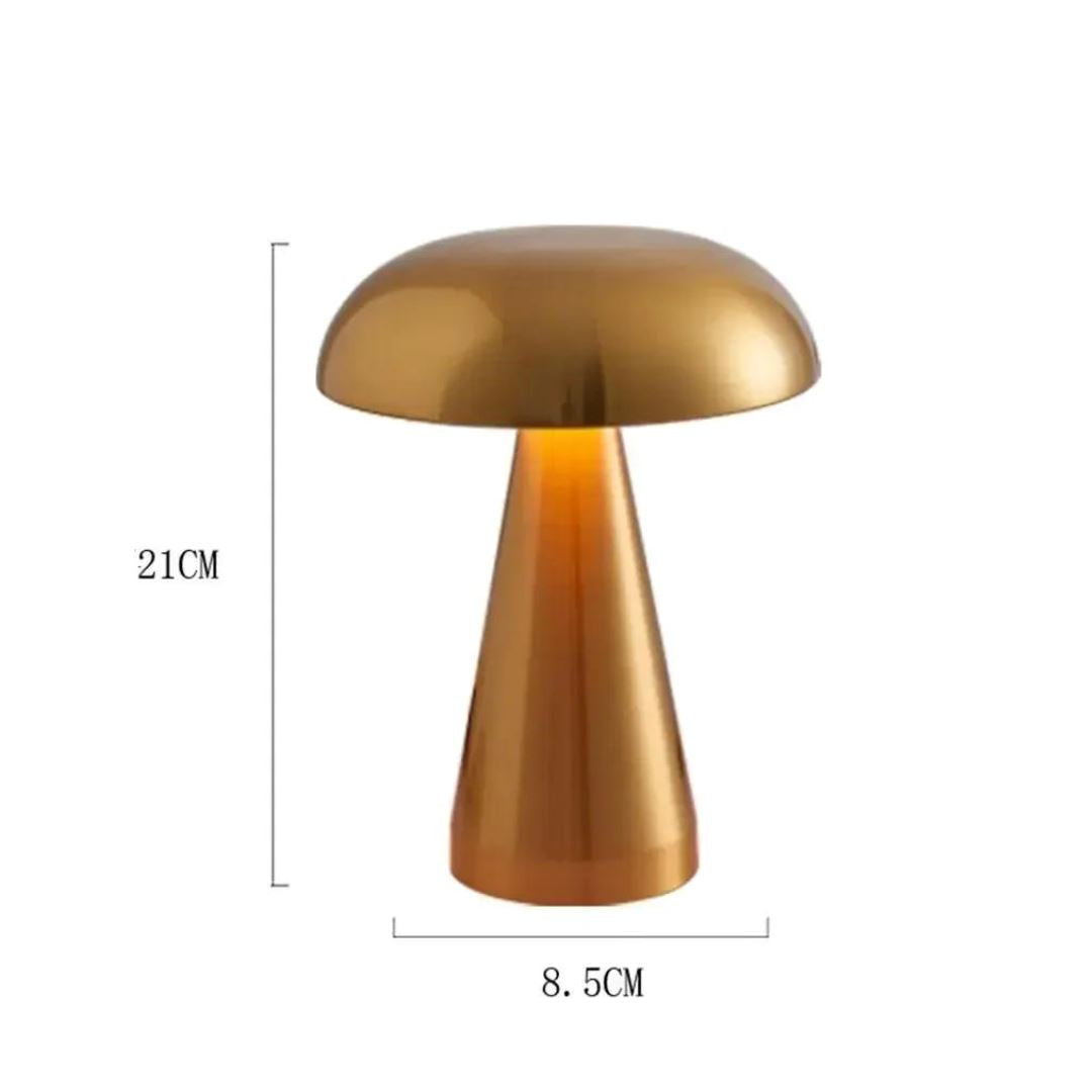 Luminária Touch de Mesa - Candeeiro e Abajur Mushroom