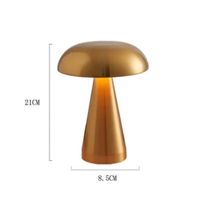 Luminária Touch de Mesa - Candeeiro e Abajur Mushroom