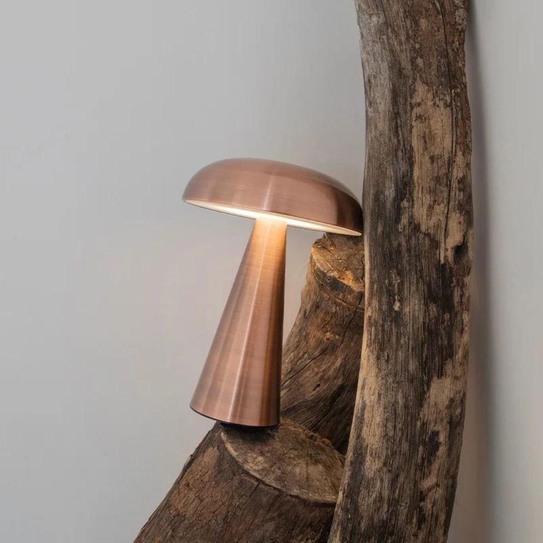 Luminária Touch de Mesa - Candeeiro e Abajur Mushroom