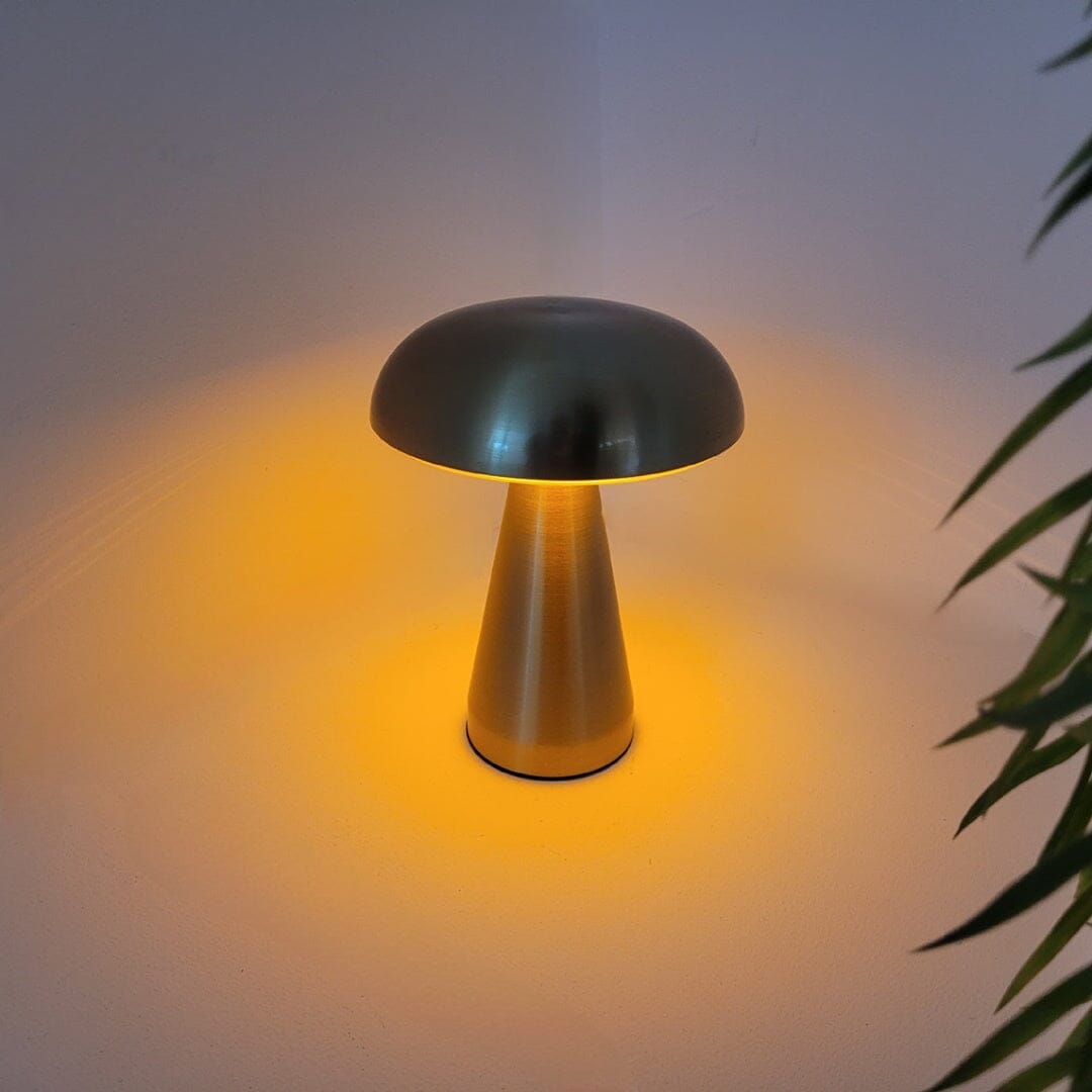 Luminária Touch de Mesa - Candeeiro e Abajur Mushroom