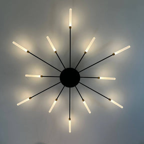 Lustre Luminária de Teto Nórdico Sputnik de Led (12 hastes)