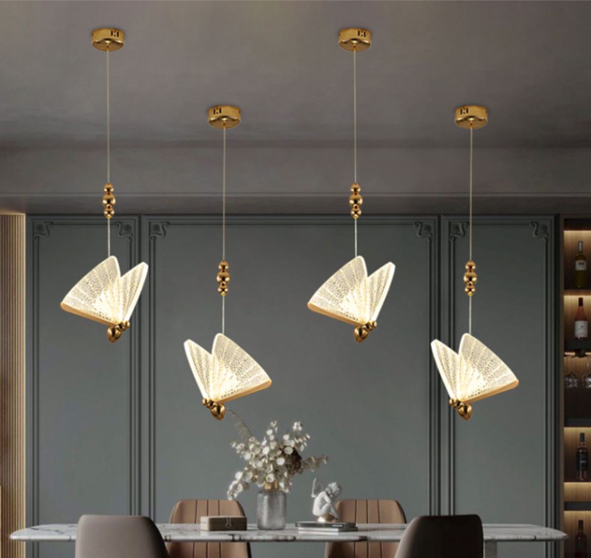 Lustre Pendente de Luxo - Butterfly