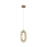 Lustre Pendente de Luxo Cristal Oval