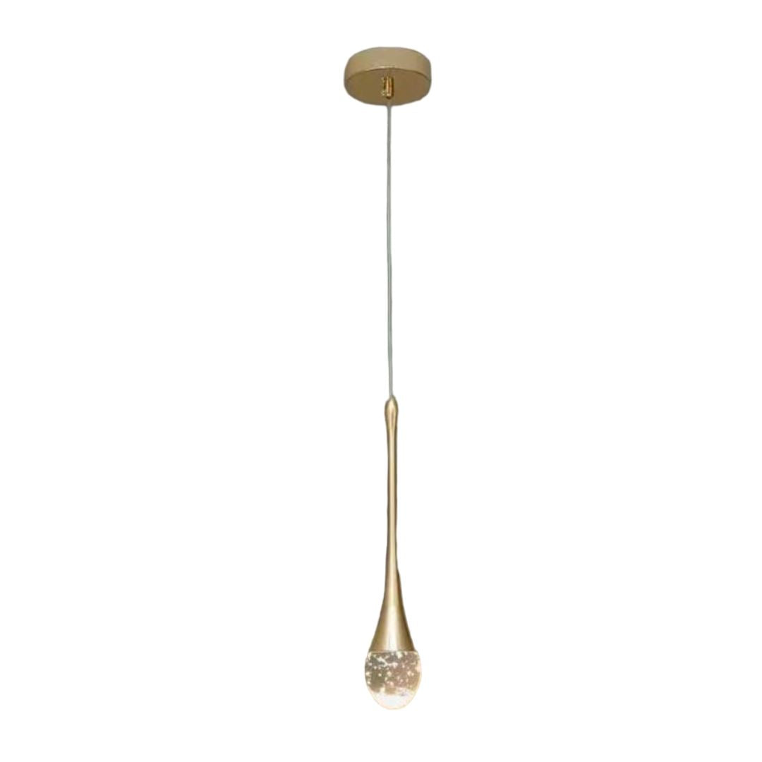 Lustre Pendente de Luxo em Gota Crystals