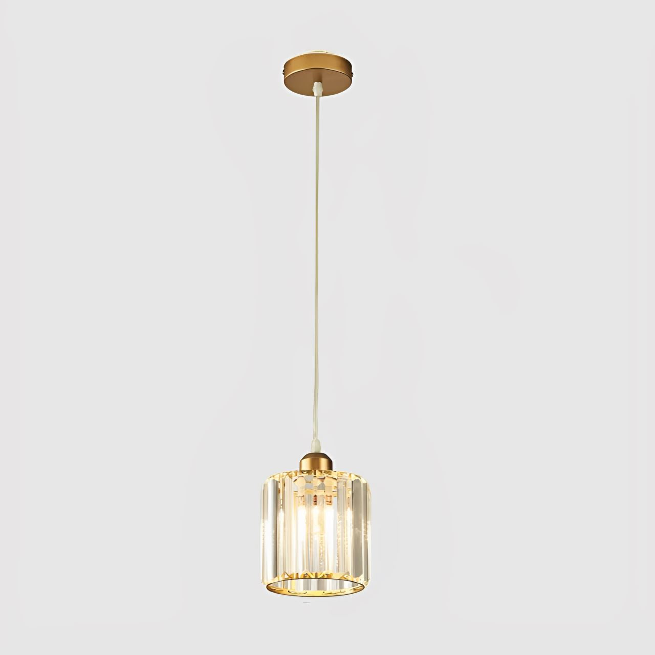 Lustre Pendente de Luxo Glossy em Crystal K9