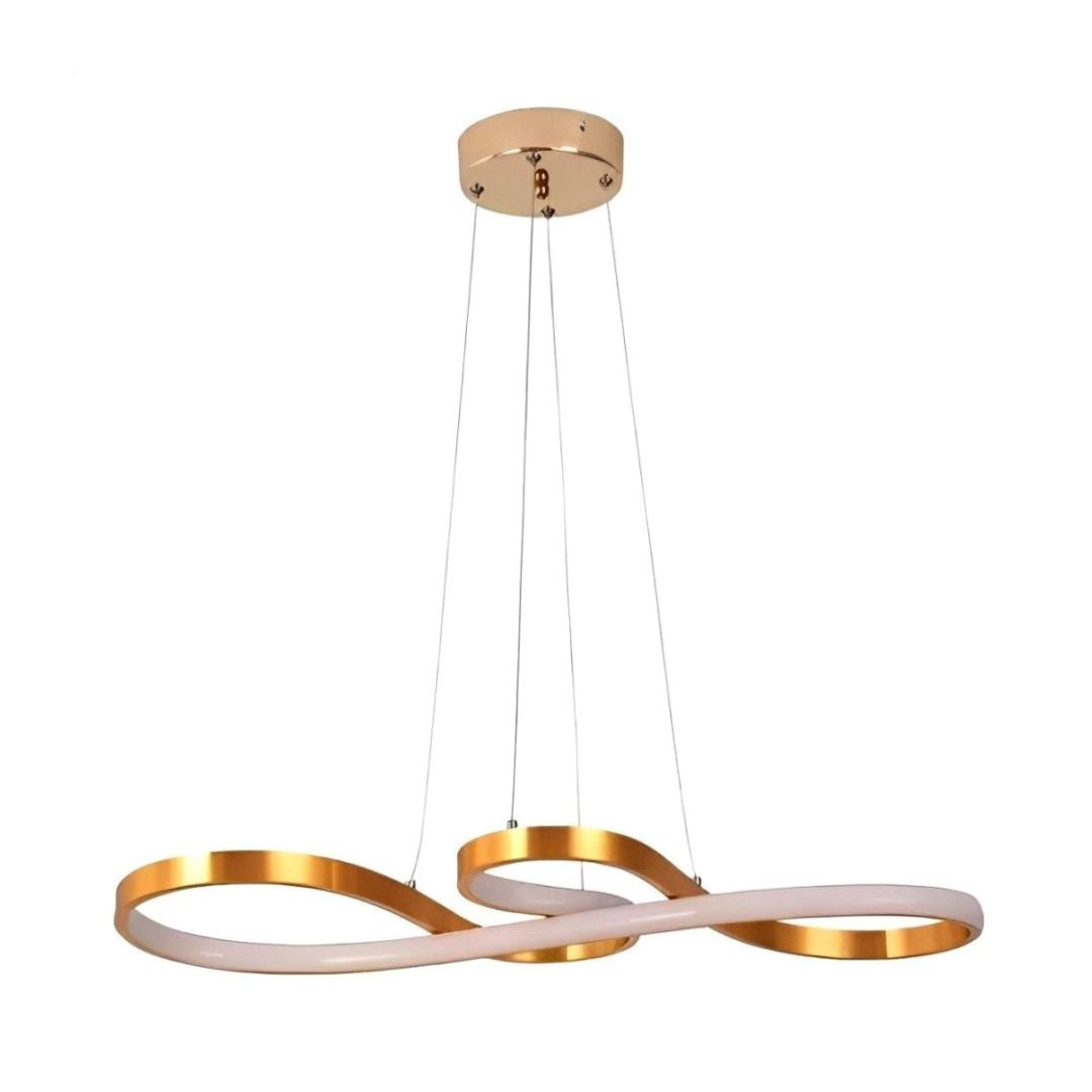 Lustre Pendente Enlace Infinity em Led