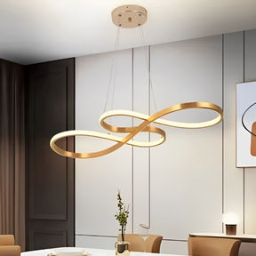 Lustre Pendente Enlace Infinity em Led