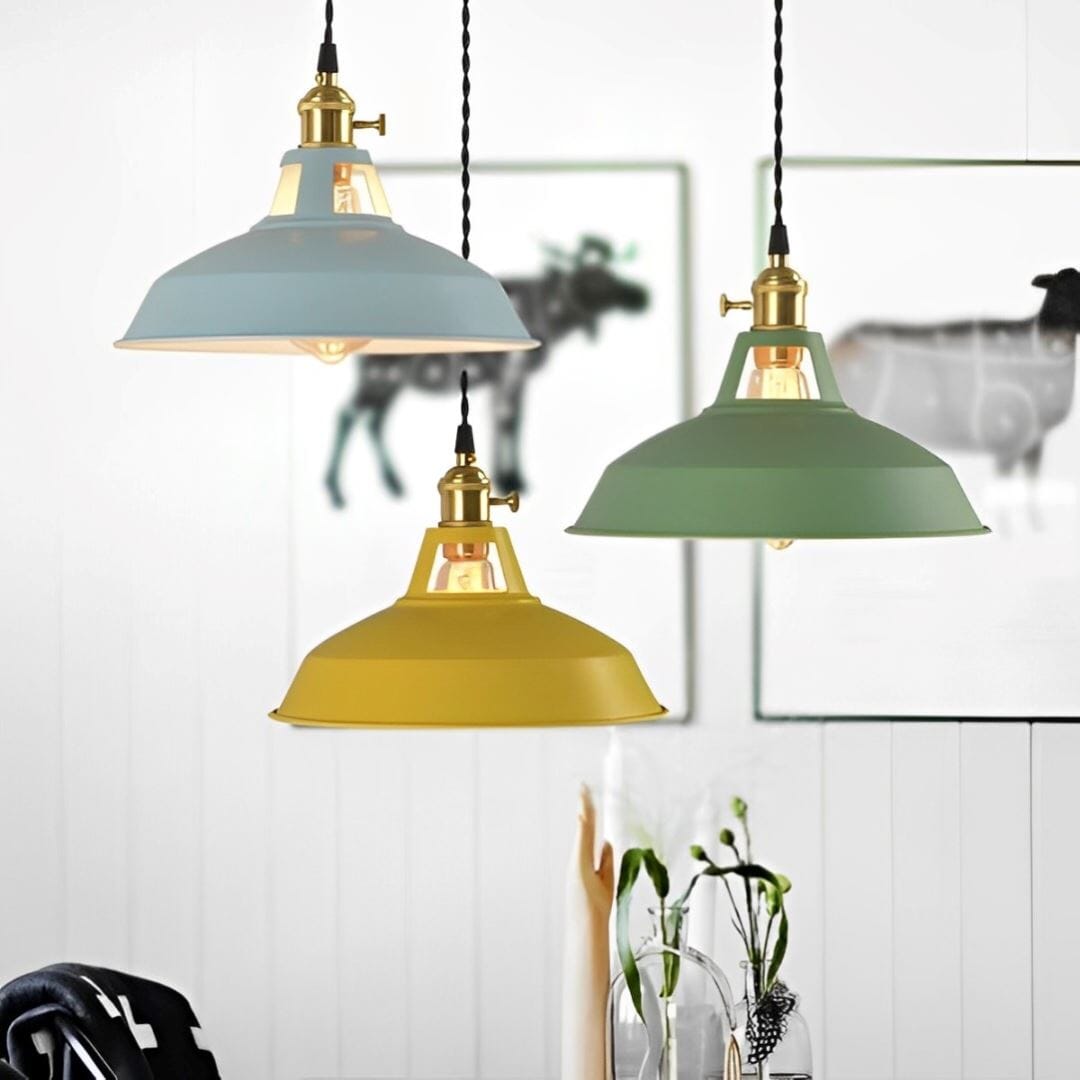 Lustre Pendente Vintage Lighting Macaron