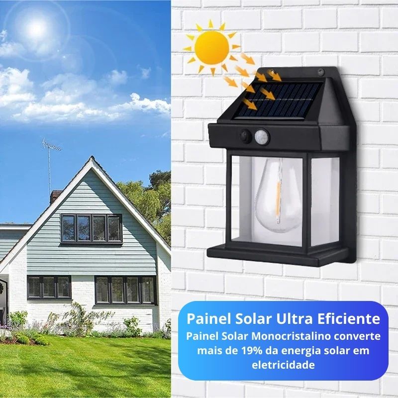 Luminária Solar de Parede - Smart Wall Led